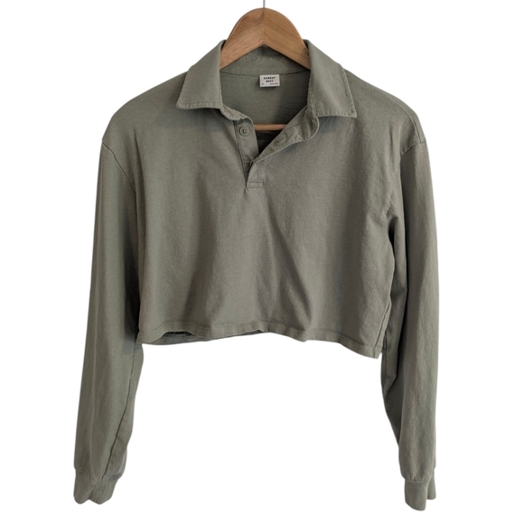 Sunday Best Tops - Sunday Best Roland Green Long Sleeve Polo